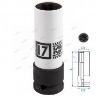 Головка для секретных болтов MB ударная 1/2"", 17 мм KING TONY 9BW4501