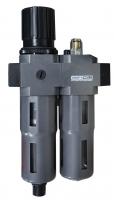 KraftWell KRW-FRC12 Фильтр с редуктором и лубрикатором 1/2", PRO