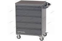 Тележка инструментальная, 5 выдвижных ящиков OPTIMAL NT215