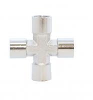 KraftWell KRW-TC14F4 Переходник "крест" 4*F1/4", 1 шт