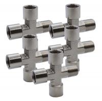 KraftWell KRW-TC14F3M-5 Переходник "крест" 3*F1/4" - M1/4", 5 шт