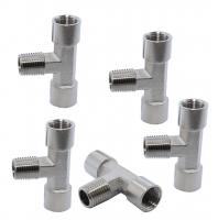 KraftWell KRW-TT14FMF-5 Тройник Т-образный F1/4"-M1/4"-F1/4", 5 шт