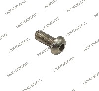 nordberg запчасть болт m8*20 под шестигранник для n3203 и n32035 ЦБ-00001045