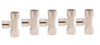 KraftWell KRW-TT12F3-5 Тройник Т-образный F1/2"-F1/2"-F1/2", 5 шт