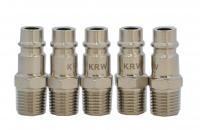 KraftWell KRW-QC14MM-5 БРС "папа", резьба M1/4", 5 шт