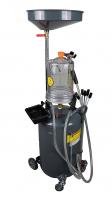 KraftWell KRW1839.80L Установка для слива и откачки масла/антифриза с подъемной ванной и мерной емкостью, мобильная