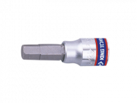 Насадка (бита) торцевая  KING TONY 203507 HEX 1/4” L=37мм 7 мм