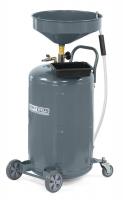 KraftWell KRW1803.80L Установка для слива масла/антифриза с круглой подъемной ванной, 80 л