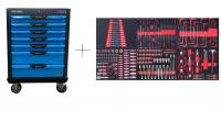 KraftWell KRW-TTB+SET277 Тележка с 7 ящиками+ПОДАРОК инструмент 277 предметов