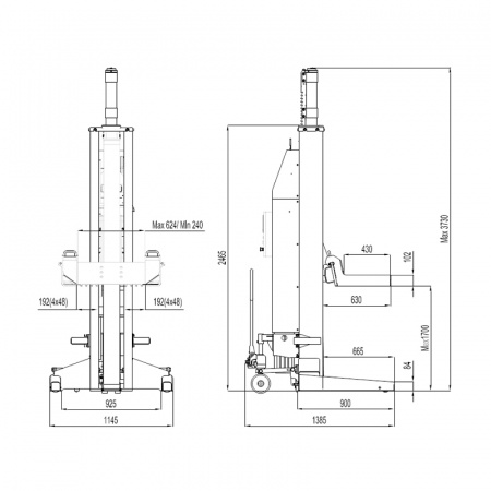 Комплект мобильных колонн (4 шт х 8,5 т), беспроводная связь, eqtree™, CL 1085 Код товара: 202155