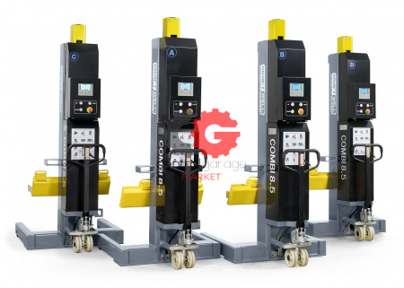 KraftWell COMBI8.5 Колонны подкатные 4х8,5 т, беспроводные