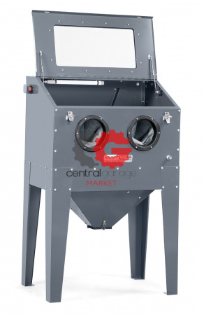 KraftWell KRW-SB220F Камера пескоструйная, фронтальная загрузка, 220 л
