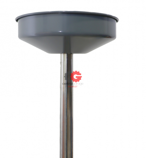 KraftWell KRW1830.80L Установка для слива масла/антифриза с круглой подъемной ванной, 80 л
