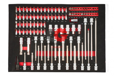 KraftWell KRW-TTB+SET277 Тележка с 7 ящиками + инструмент 277 предметов