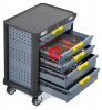 KraftWell KRW-TTG+SET157 Тележка с 5 ящиками + инструмент 157 предметов