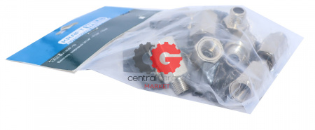 KraftWell KRW-BV14MF-10 Вентиль шаровый M1/4" - F1/4", 10 шт