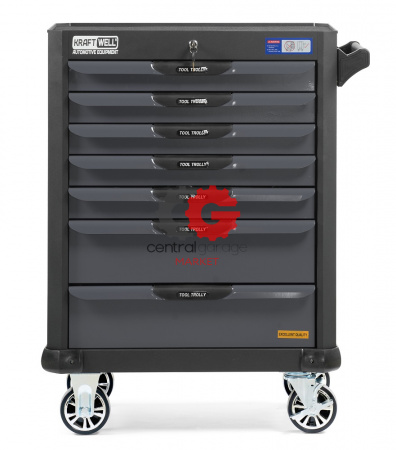 KraftWell KRW-TTG+SET277 Тележка с 7 ящиками + инструмент 277 предметов