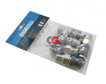 KraftWell KRW-QC12FM-5 БРС "мама", резьба M1/2", 5 шт