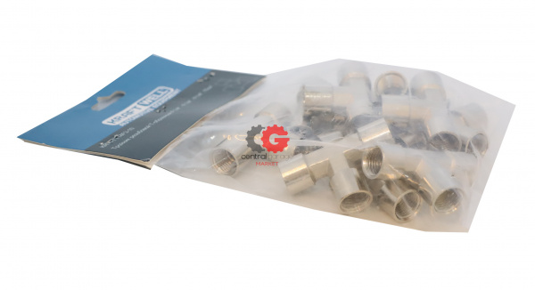 KraftWell KRW-TT14F3-10 Тройник Т-образный F1/4"-F1/4"-F1/4", 10 шт