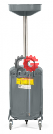 KraftWell KRW1830.80L Установка слива масла, подъемная ванна, 90 л