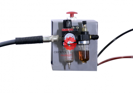 KraftWell KRW260B Подъемник ножничный г/п 2,5 т. пневматический напольный с поворотными лапами