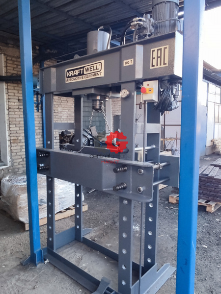 KraftWell KRWPR100ET Пресс 100 т. c электроприводом