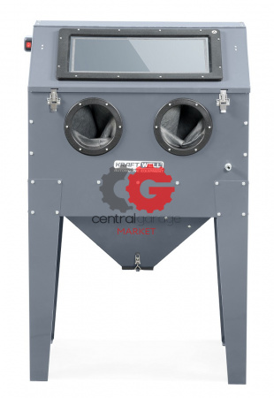 KraftWell KRW-SB220F Камера пескоструйная, фронтальная загрузка, 220 л