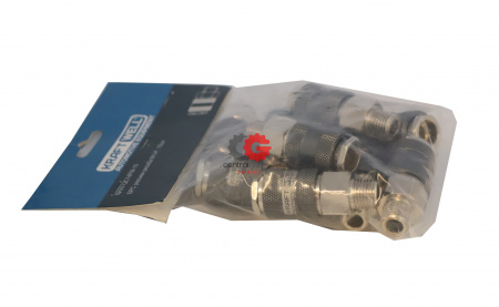 KraftWell KRW-QC14FM-10 БРС "мама", резьба M1/4", 10 шт