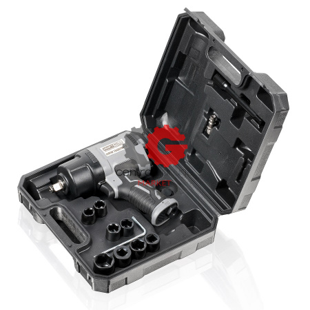 KraftWell KRW1500IW-T Гайковерт пневматический 1/2" 1500 Нм, головки