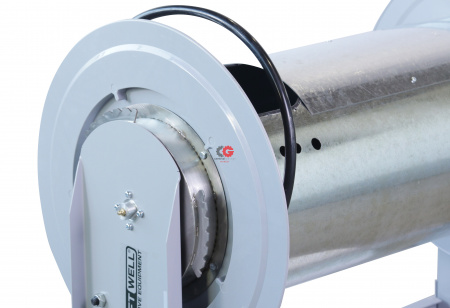 KraftWell KRW-ER-127 Катушка для вытяжного шланга 127 мм