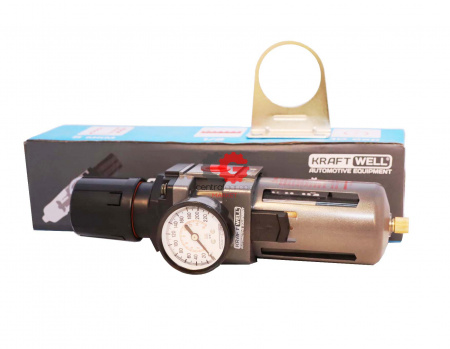 KraftWell KRW-FLR12W Фильтр-влагоотделитель с редуктором 1/2", STD