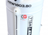KraftWell KRW1803.80 Установка для слива масла/антифриза с круглой подъемной ванной, мобильная