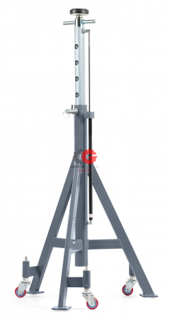 KraftWell KRWJS7.5H Стойка опорная г/п 7,5 т., высота 1,4-2,02 м, с пневмолифтом
