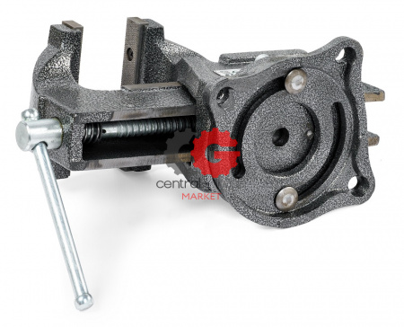 KraftWell KRW0125 Тиски слесарные вращающиеся 125 мм
