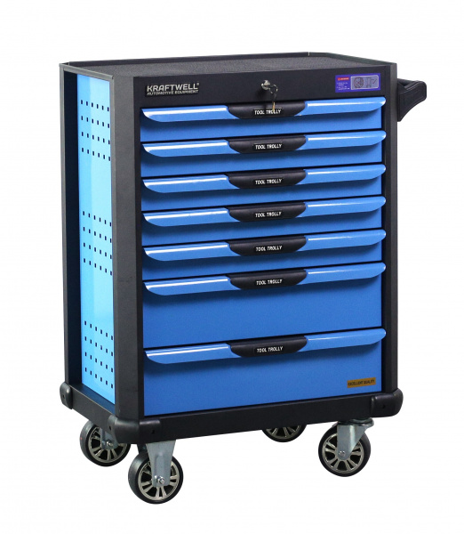KraftWell KRW-TTB+SET250 Тележка с 7 ящиками+ПОДАРОК инструмент 250 предметов