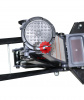 KraftWell KRWFJ3.5NL Домкрат подкатной гидравлический, низкопрофильный г/п 3500 кг.