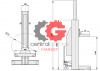 KraftWell KRW4H8 Колонны подкатные г/п 4х8 т. электрогидравлические