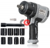KraftWell KRW1500IW-T Гайковерт пневматический 1/2" 1500 Нм, головки