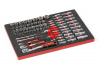 KraftWell KRW-TTG+SET157 Тележка с 5 ящиками + инструмент 157 предметов