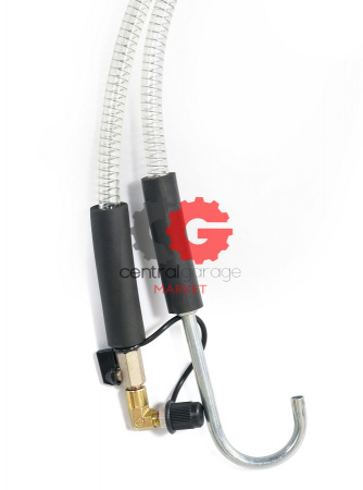 KraftWell KRW1839.80L Установка слива/откачки масла, ванна+бак, 100 л