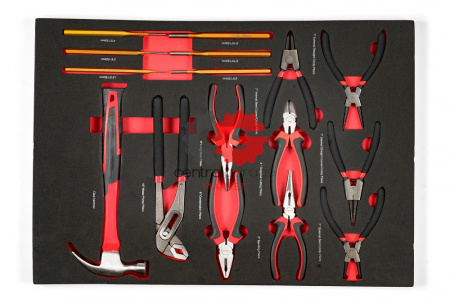 KraftWell KRW-TTG+SET277 Тележка с 7 ящиками + инструмент 277 предметов