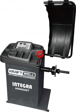 KraftWell KRW242T Балансировочный станок INTEGRA с ручным вводом параметров и цифровым дисплеем