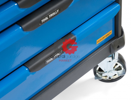KraftWell KRW-TTB+SET277 Тележка с 7 ящиками + инструмент 277 предметов