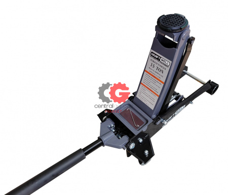 KraftWell KRWFJ3.5NL Домкрат подкатной гидравлический, низкопрофильный г/п 3500 кг.