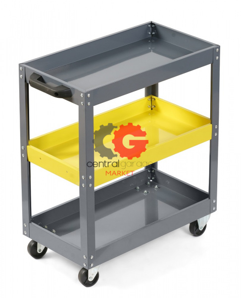 KraftWell KRW-T3GL Тележка с 3 полками