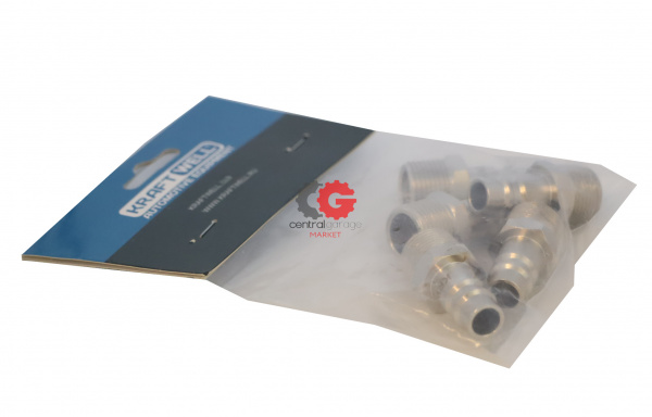 KraftWell KRW-QC38MM-5 БРС "папа", резьба M3/8", 5 шт