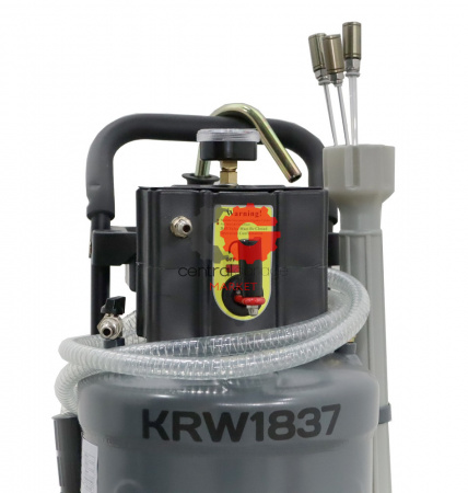 KraftWell KRW1837 Установка для откачки масла и антифриза, мобильная