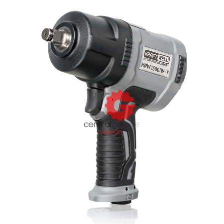 KraftWell KRW1500IW-T Гайковерт пневматический 1/2" 1500 Нм, головки