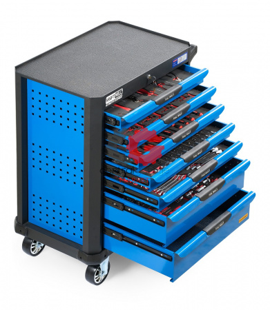 KraftWell KRW-TTB+SET277 Тележка с 7 ящиками + инструмент 277 предметов