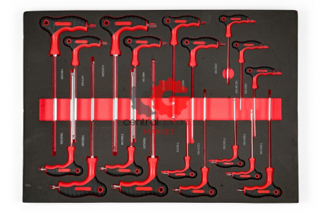 KraftWell KRW-TTG+SET277 Тележка с 7 ящиками + инструмент 277 предметов